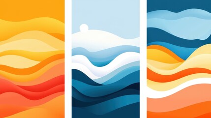 Obraz premium Explore stunning metallic wave abstracts that blend modern textures and playful cartoon elements for oneofakind art pieces.