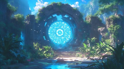 A minimalist portal to another world 