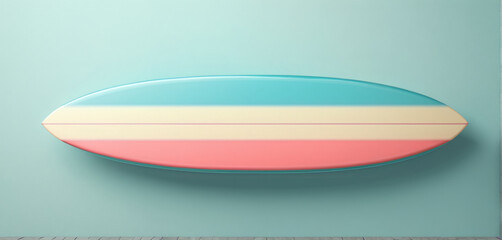 Many different colored surfboards standing in a row on a wooden wall