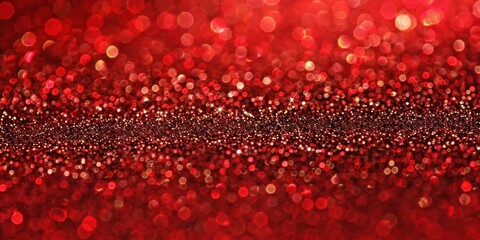 Glittering Red Elegance. Elegant and Luxurious Interior Decor Concept