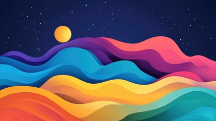 Experience a world of vibrant colors and whimsical textures, merging darkness and modern cartoon styles in a stunning visual.