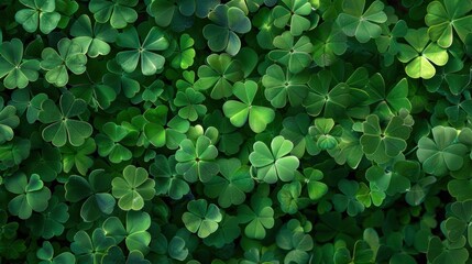 St. Patrick's Day Celebration. Festive wallpaper with detailed design on plain background