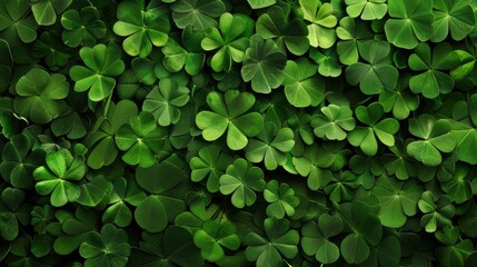 St. Patrick's Day Celebration. Festive shamrock and gold coin design