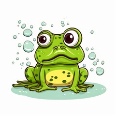 Bright and fun cartoonstyle coloring page for kids, featuring a speech bubble to spark creativity and imagination.