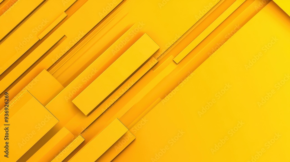Poster vibrant yellow lines form a striking diagonal pattern, ideal for contemporary graphics and innovativ