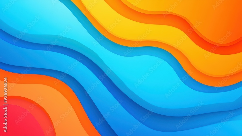 Aufkleber a vibrant vector design featuring a playful gradient and unique texture, ideal for modern art and de