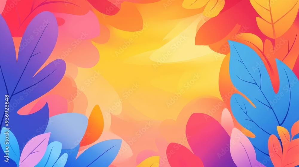 Aufkleber a vibrant vector design featuring a playful gradient and unique texture, ideal for modern art and de