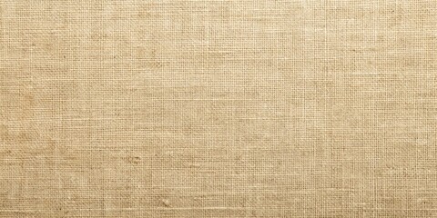 Beige linen fabric background with a natural and rustic texture
