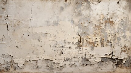 Obraz premium Abstract texture of chipped and weathered plaster wall