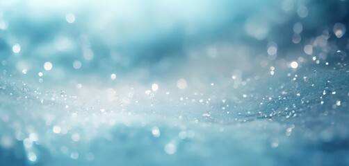 blue background with white and silver glitters