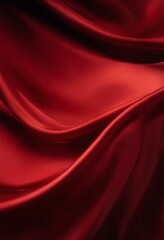 Obraz premium red silk fabric background