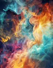 Fototapeta premium colorful smoke background