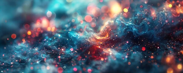 Fototapeta premium abstract background with colorful lights
