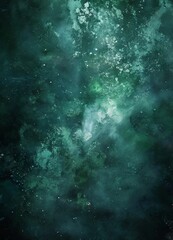 Obraz premium dark green background with lot small white dots