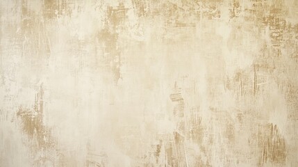 Naklejka premium Paper wallpaper on the walls of beige house with a scratch pattern. Abstract background, pastel cream colored vintage carpet, soft wrinkled pattern with golden faded lines on luxury bedroom, ai