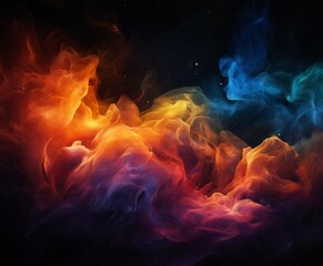 Fototapeta premium colorful smoke wallpapers