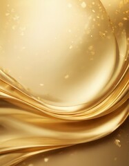 Obraz premium gold background with flowing golden waves