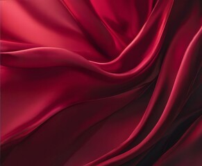 Obraz premium red silk fabric