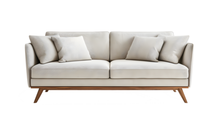 Sofa isolated on transparent background