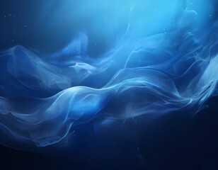 Fototapeta premium blue background with smoke and water
