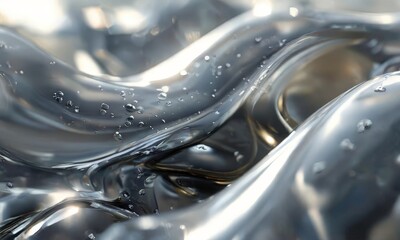 water drops on surface