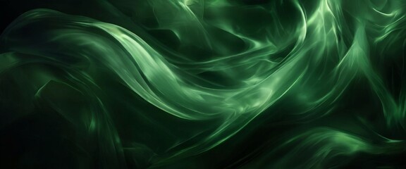 green smoke abstract background
