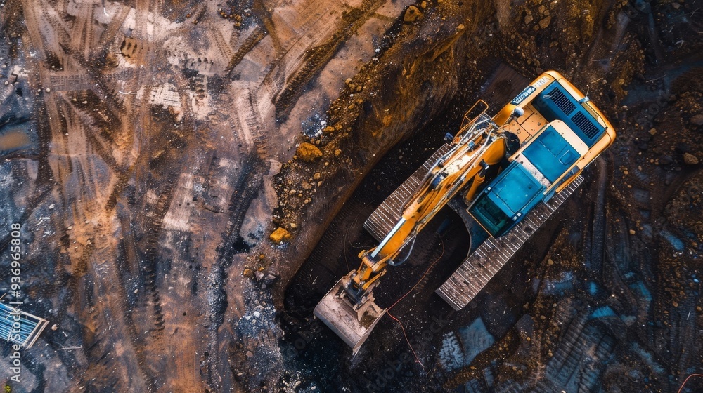 Poster strategies for optimizing construction site logistics and workflow management.