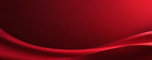 red background with smooth lines