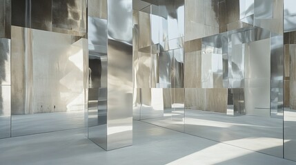 Enigmatic Illusions - Reflective Surfaces and Whimsical Phantom Mirror