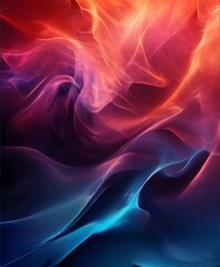 Obraz premium colorful abstract background with red and blue swirl