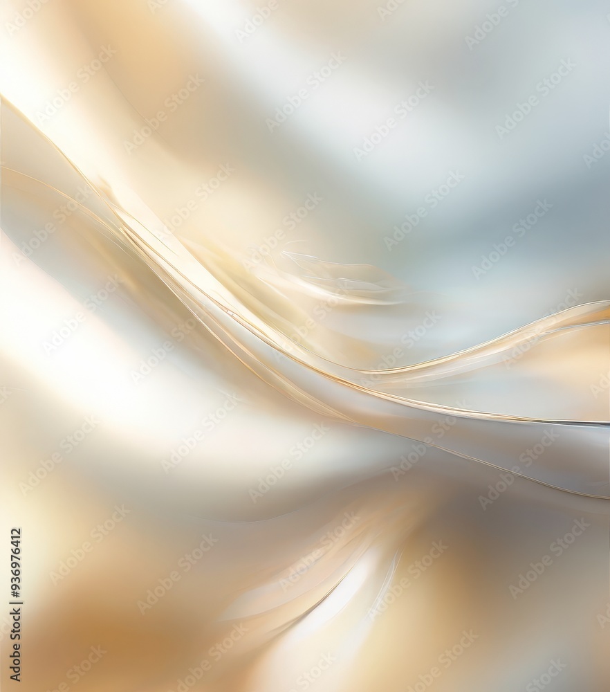 Poster abstract background with smooth lines