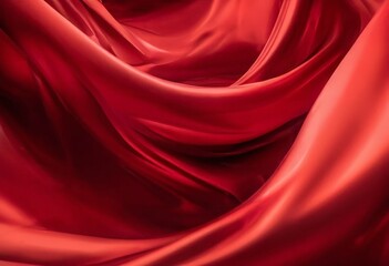 Obraz premium red silk fabric