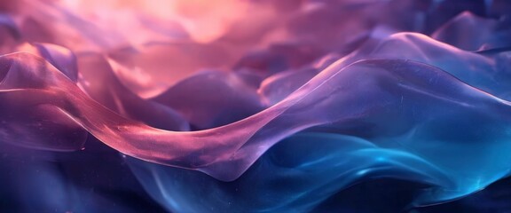 Obraz premium colorful abstract background with blue and pink wave