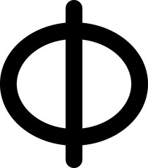 Φ (Phi) symbol