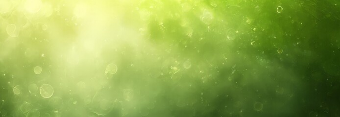 Obraz premium green background with water droplets