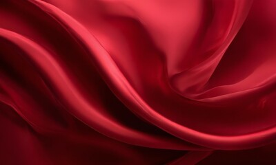 Obraz premium red silk fabric background