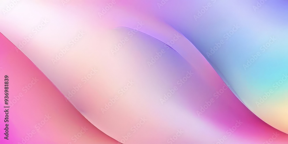 Wall mural colorful abstract background with smooth curve