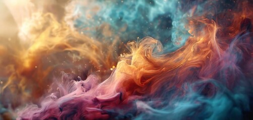 colorful smoke background