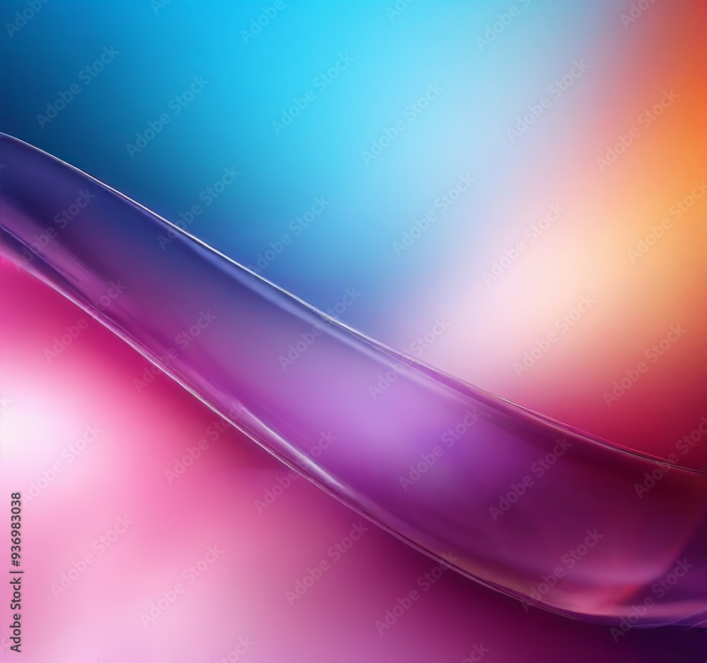Poster abstract background with smooth lines