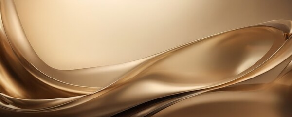 brown and gold background with smooth wave