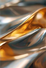 close up gold and silver background