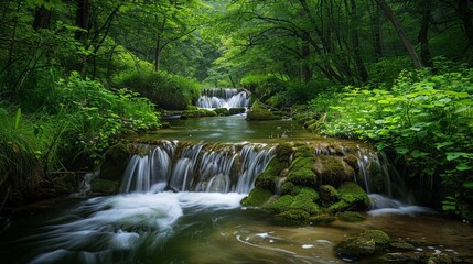 Fototapeta premium The tranquility of nature provides a perfect escape from daily stress.