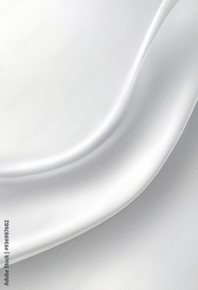 Poster white background with smooth lines