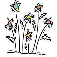 background with stars