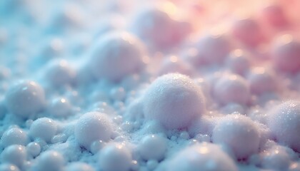Abstract Soft Foam Texture with Bubbles - Perfect for Backgrounds