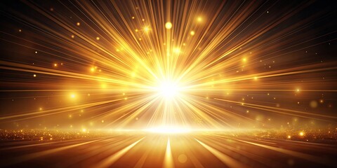 A stunning burst of radiant light flooding the scene with brilliance and intensity