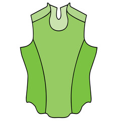 Fashion clothing illustration template vector