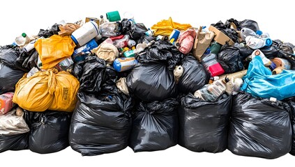 Pile of Garbage Bags.