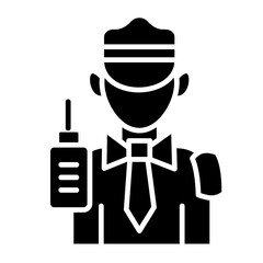 Security Staff Icon