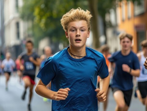 Teen Charity Run for Fitness and Well-being